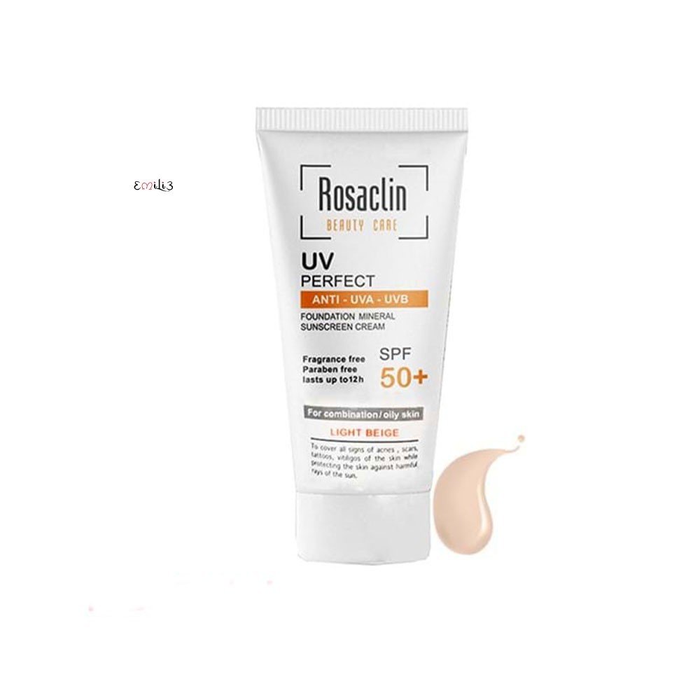 Rosaclin Sunscreen Cream For Oily Skin Light Beige