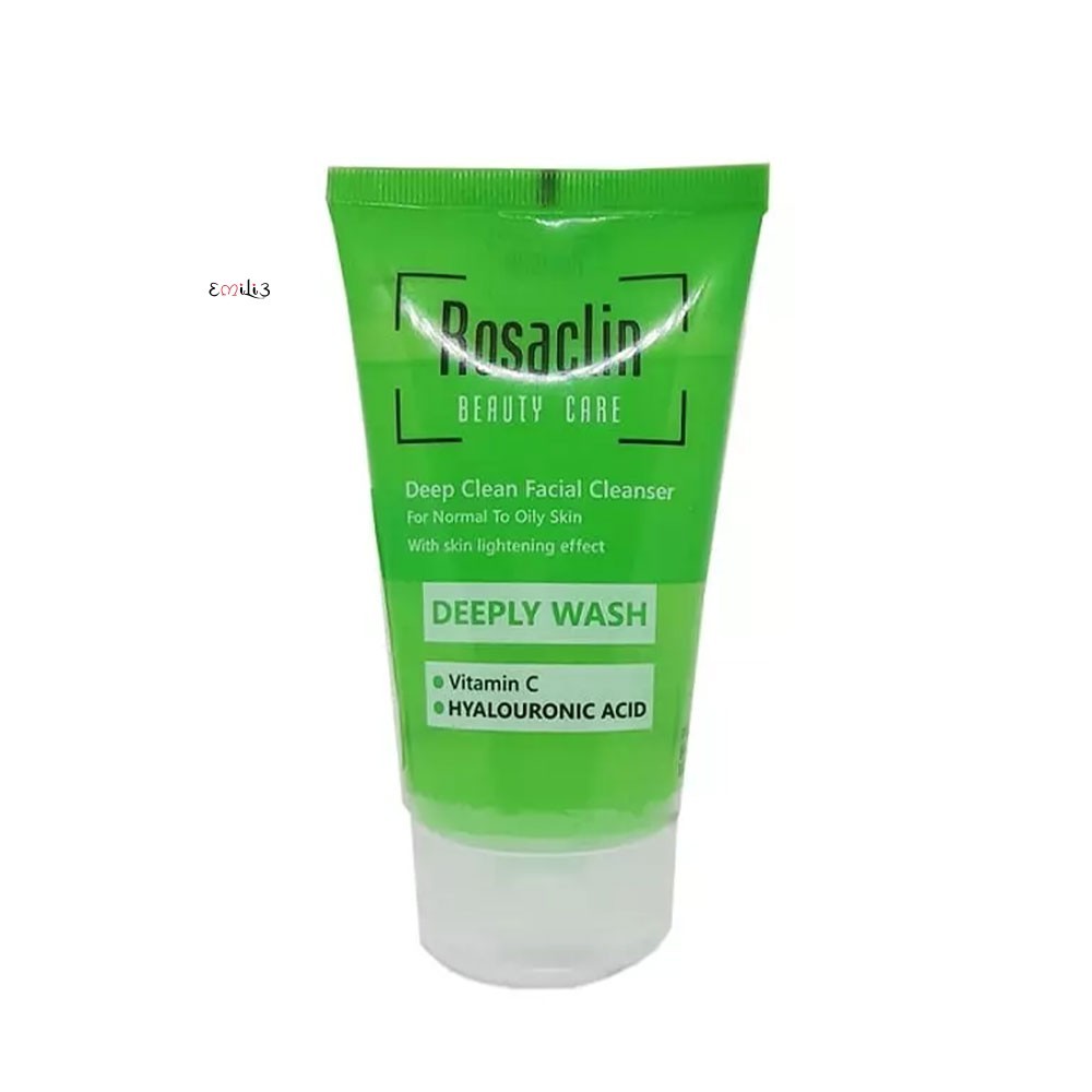 Rosaclin face wash gel suitable for normal and oily skin