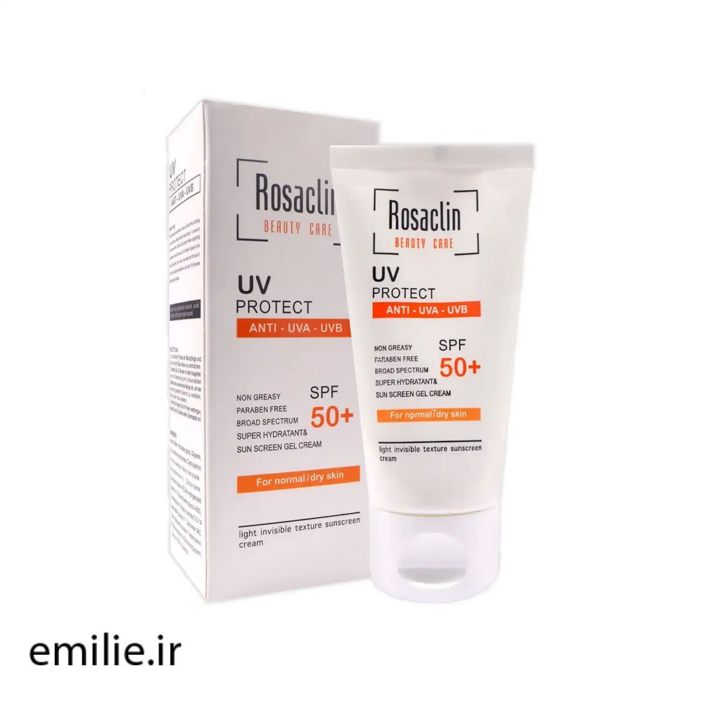 Rosaclin sunscreen suitable for dry and normal skin (colorless)
