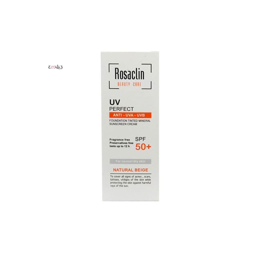 Sunscreen For Normal And Dry Skin Natural Beige Rosaclin