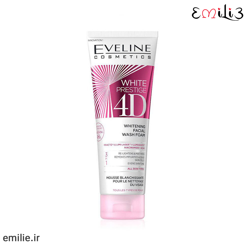 Eveline-White-Prestige-4D-Whitening-Facial-Wash-foam